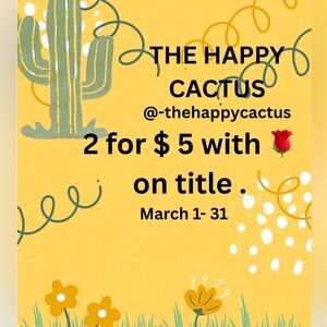 2 for $5 with 🌹on the Title.